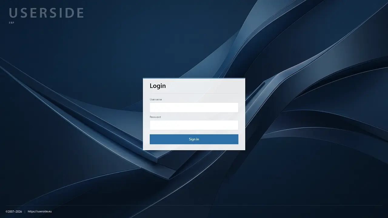 USERSIDE demo