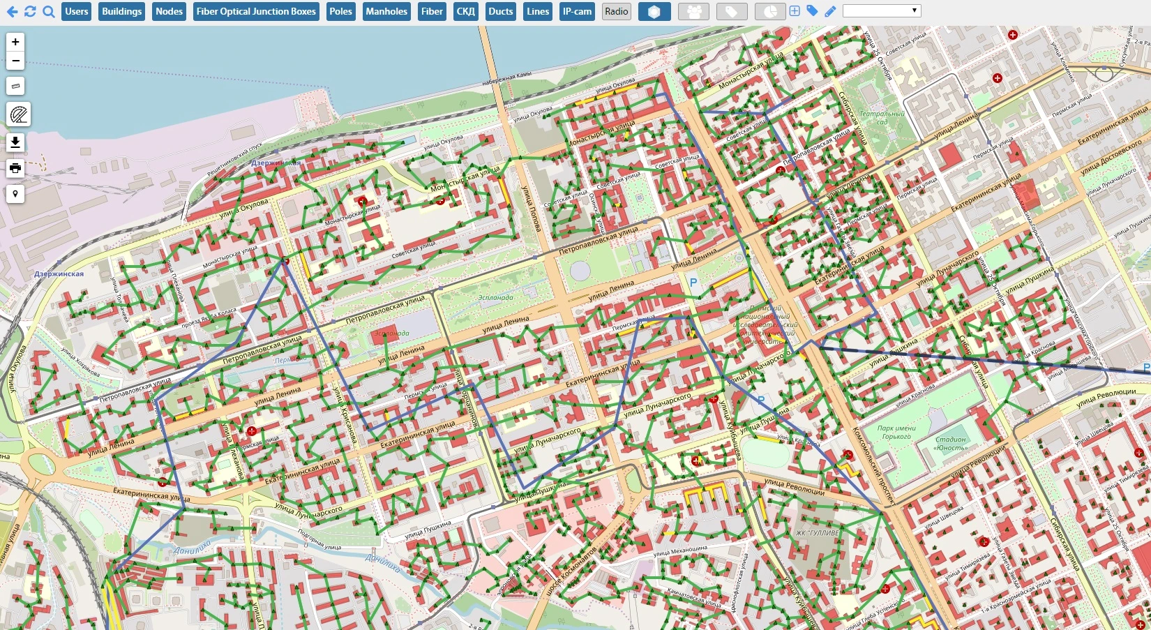 Network map